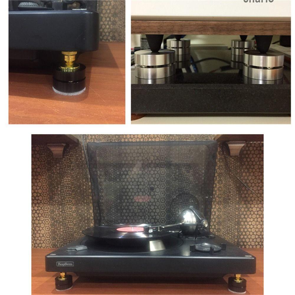 1Pcs Aluminum Magnesium Alloy Speaker Foot Pad Vibration Absorption Stand  for Speaker Amplifier DAC
