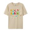 Mid Century Modern Look Cats Christmas Retro 50s 60s Xmas TShirt Casual Short Sleeve All Cotton Round Collar Unisex TShirt