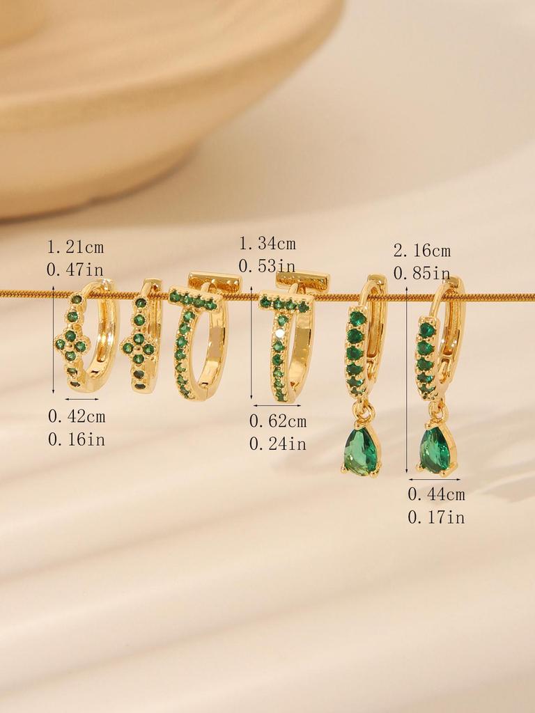 2025 New High-End Women's Light Luxury Circular Hoop Earrings Set