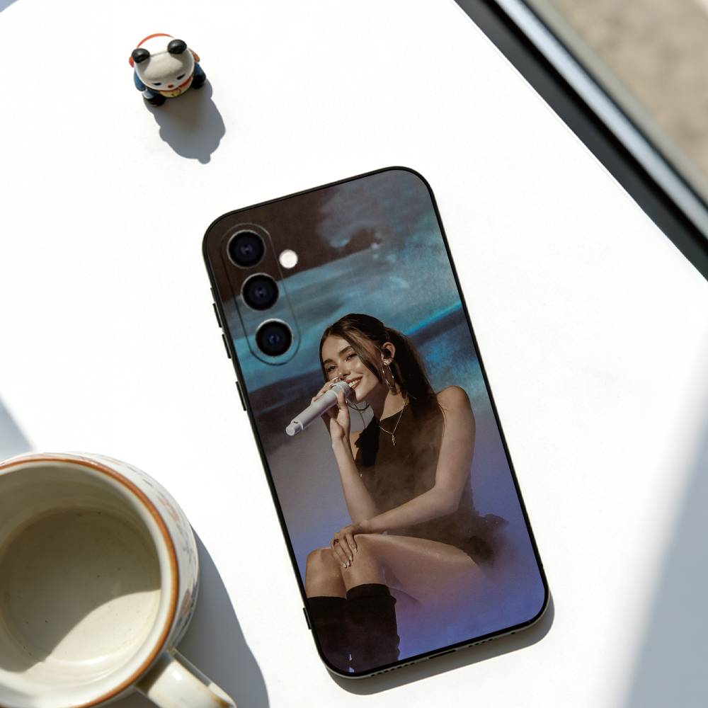 Madison Beer Singer Phone Case For Samsung Galaxy A73,A72,A71,A70,A53,A52,A51,Soft Black Cover