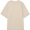 Levis Loose Letter Print Round Neck Short Sleeve T-Shirt Men Tops Beige 001B0-0001