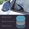 2pcs /set Car Rearview Mirror Sticker Round Rainproof Anti-fog Waterproof Nano Film Stickers Safety Driving Auto Accessory
