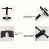 Butterfly Brake Wheel Cylinder Adjustment Tool Brake Piston Return Removal Tool Brake Wheel Cylinder Adjustment Set-A87Q