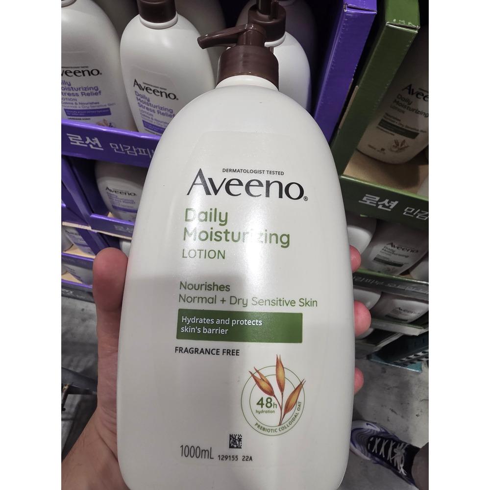 Aveeno Täglich Feuchtigkeitsspendende Körperlotion 1000ml Fragrance Free