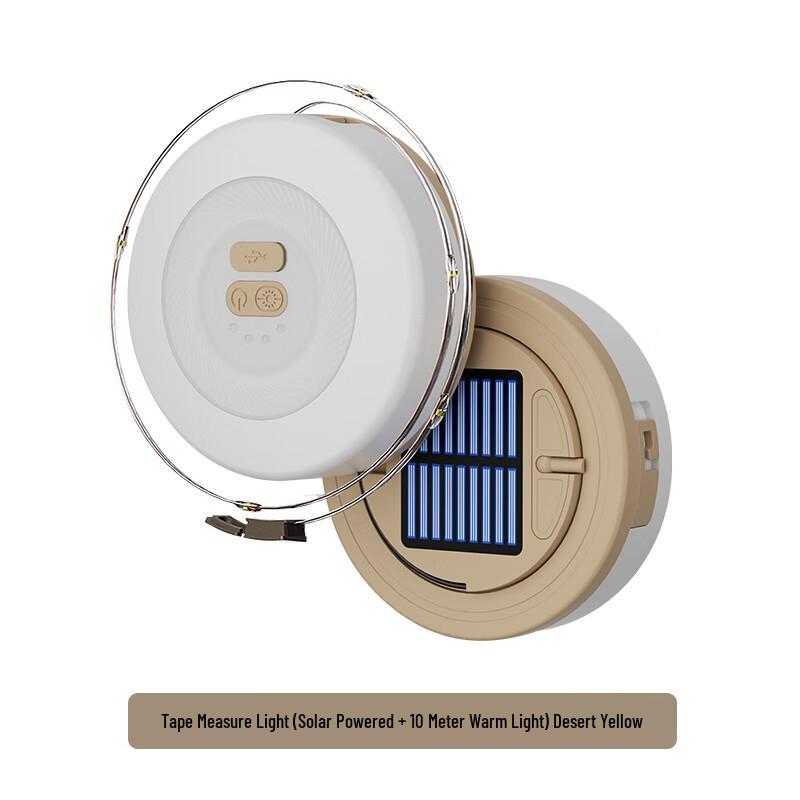 UOSU Solar Retractable Camping String Light