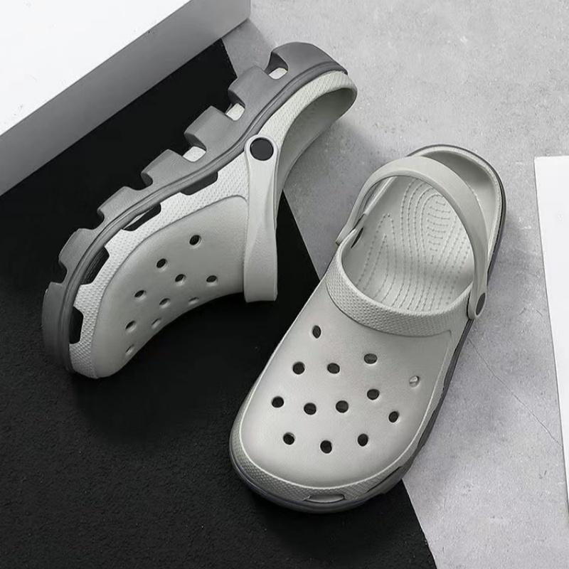Comfortable Color Block Sports Sandals with Shock Absorption and Non-Slip Sole for Outdoor Activities