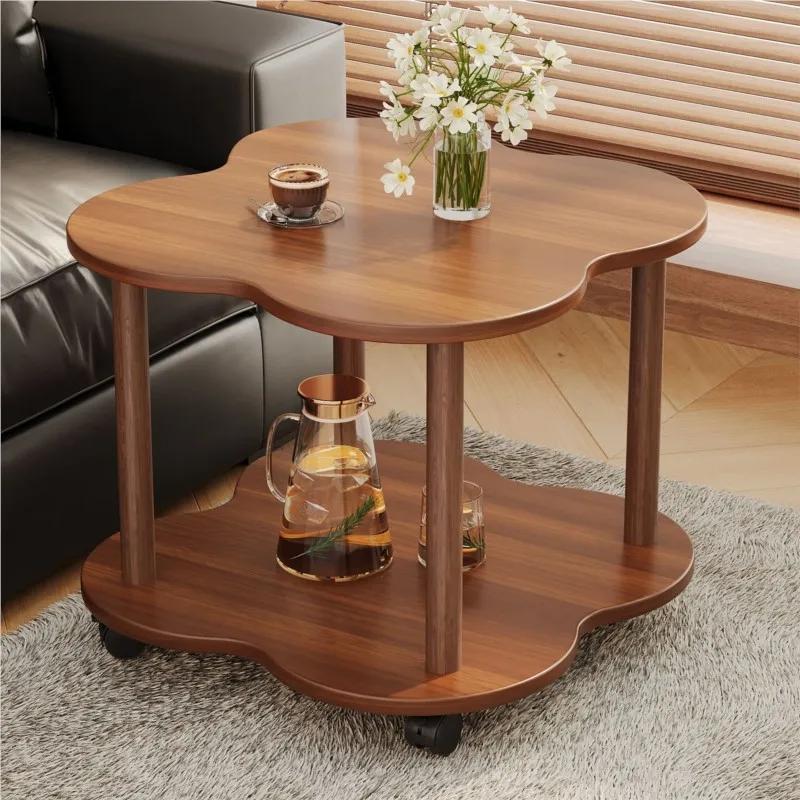 Small Table Side Several Removable Small Round Table Coffee Table Living Room Household Small Apartment Bedside Table Shelf
