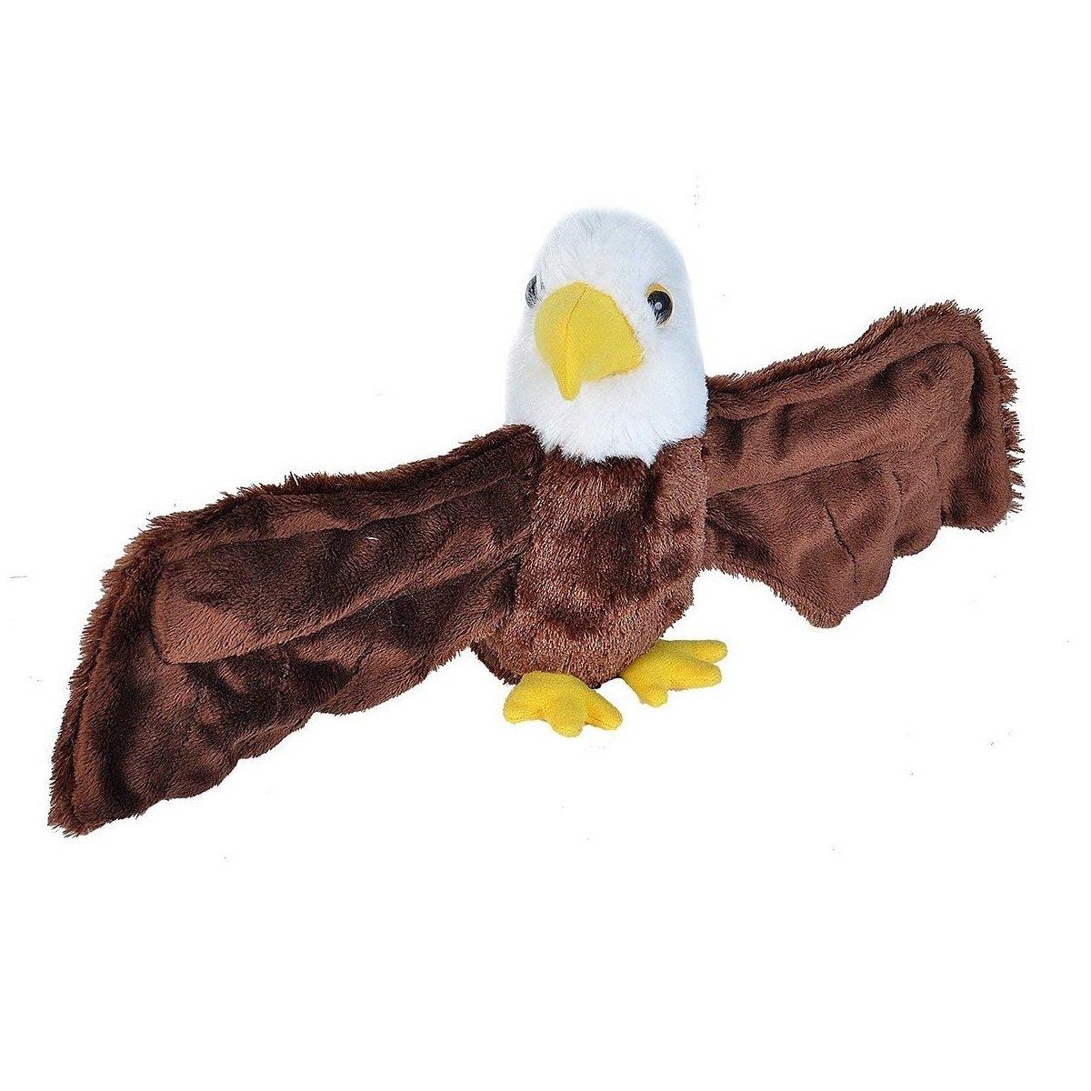 

Wild Republic Обнимаемый Животное Мягкая Игрушка Шлеп-браслет Обнимашки Игрушка Подарок Большой (Белоголовый орлан)