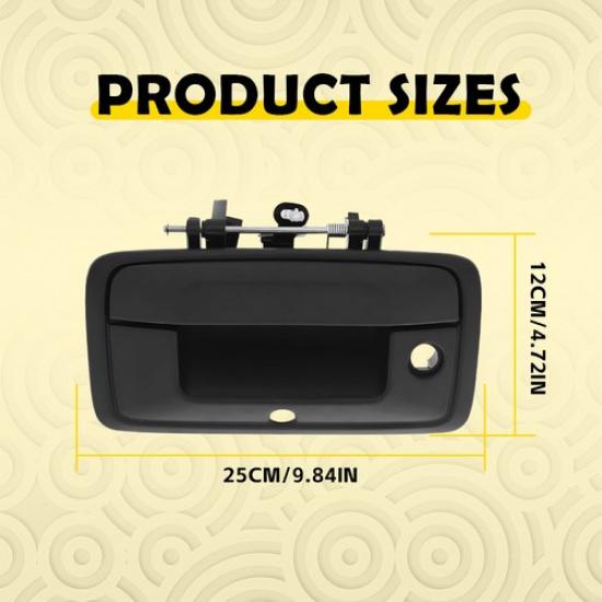 for Chevy GMC Silverado Sierra Colorado Tailgate Handle w Camera Hole Matte I