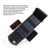 Solar Folding Charger 12W Dual USB Waterproof Heat Resistant Portable Solar Panel Charger for Laptop