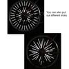 12Pcs Universal Bicycle Spokes Wheels Reflective Card Strips for Mountain Bike