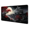 Visual aesthetic style full moon fantasy landscape large Mouse Pad Desk Mat NonSlip Durable Stitched Edge Gaming pad office rug