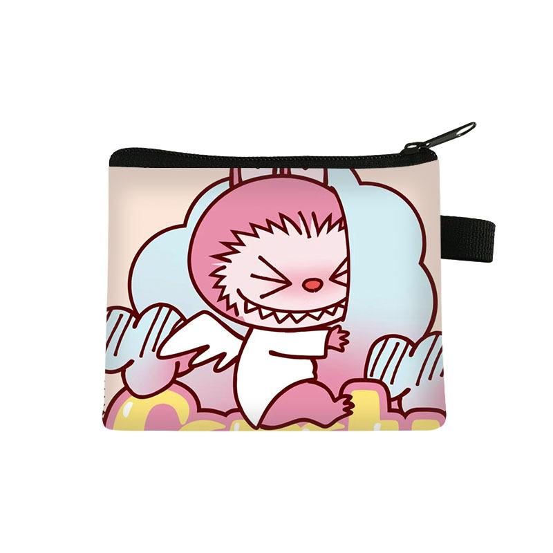 New Labubu Children's Coin Purse Student Cartoon Bag Trendy Mini Storage Bag