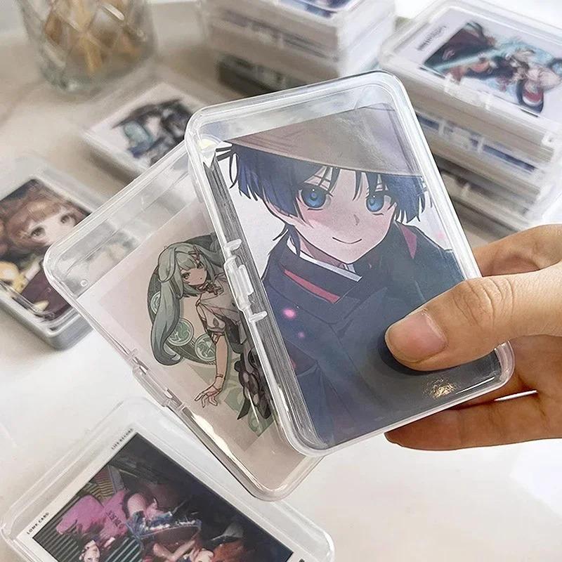 10pcs Transparent Plastic Boxes Playing Cards Container Storage Case Packing Poker Game Card Box Board Games Card Organizer Box