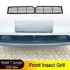 For Tesla Model Y Juniper 2026 Anti-insect Front Grill Guard Grille Inserts Mesh Launch Air Inlet Vent Cover Bumper Accessory