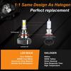Fit For Honda Civic (2004-2015), 9005 9006 LED Bulbs,9005+9006 High & Low Beam Bulbs, H11 Fog Lights, 500% Brightness, 6000K White,Plug And Play,