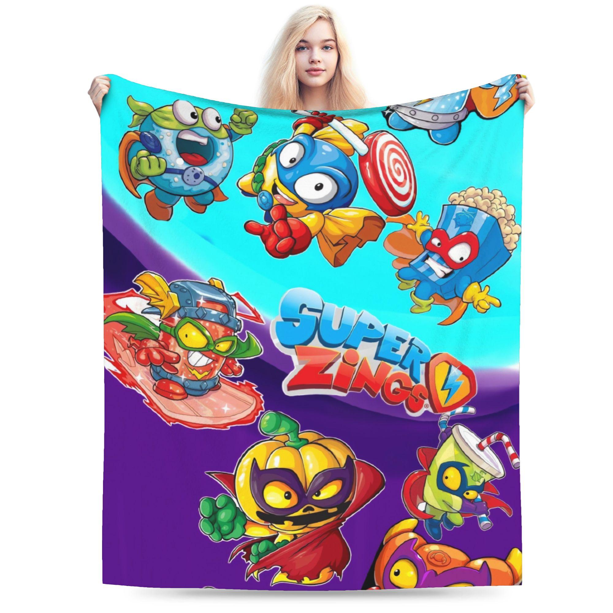 

Super Zings Plush Blanket Students Flannel Throw Blanket For Living Room Warm Soft Custom Quality Bedspread Gift Idea 75cmx90cm