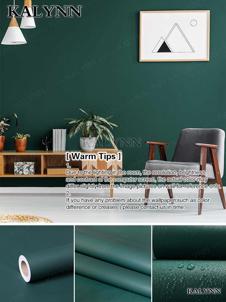 Width Peel and Stick Wallpaper Solid Color Contact Paper Self-Adhesive Sticker Wall Furniture Covering Vinyl Rolls 1-10m