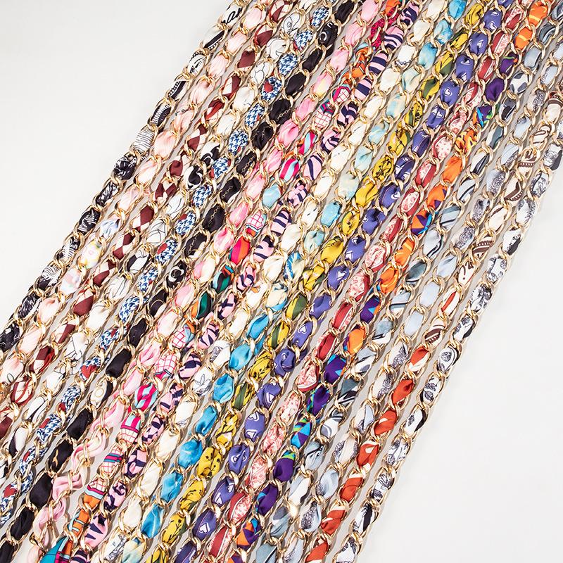 Bag Chain Strap Silk Scarf Metal Long Decorative Accessory Modification Order Buy Replace Evelyn Shoulder