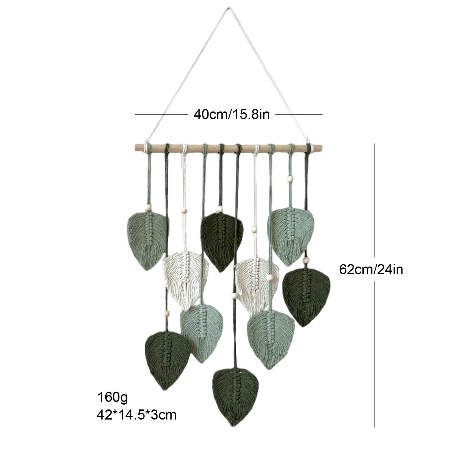 Tapestry Bohemian Wall Decoration Wall Hangings Hand Woven Cotton Rope Leaf Wall Hangings Nordic Ins Room Decorations Modern