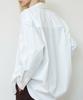 IHR Pocket Detail Oversized Shirt / White