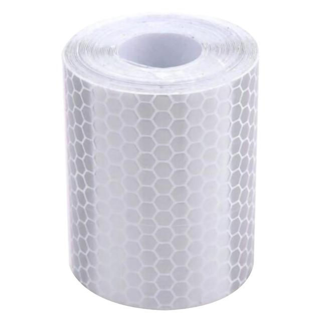 5cm*300cm Car Reflective Tape Safety Warning Car Decoration Sticker Reflector Protective Tape Strip Film Auto Motorcycle Sticker
