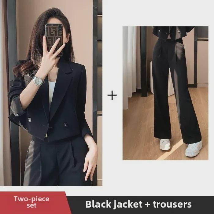 

Женский костюм для работы осень/зима 2024 года в корейском стиле Slim Fit Luxure M