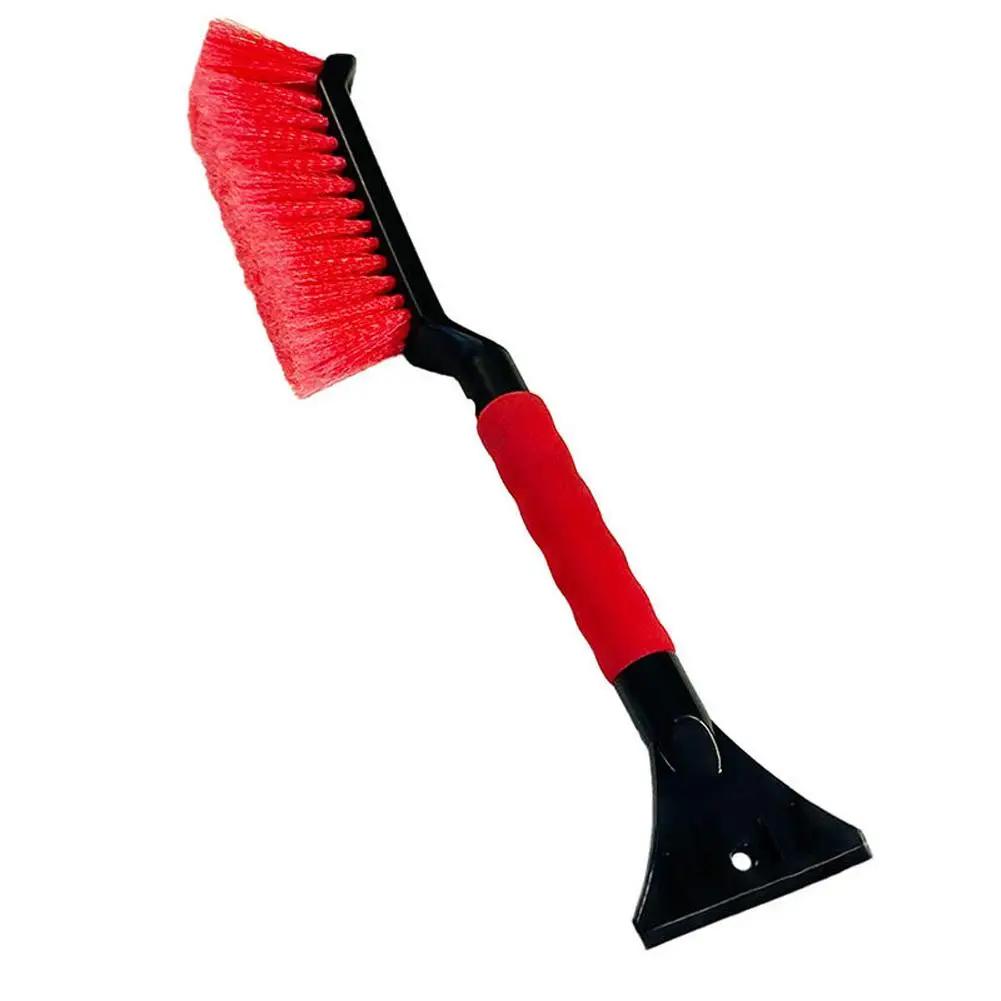 2 In 1 Car Snow Brush And Ice Scraper Car Scraper Snow Ice Foam Cleaner Ice Snow Scraper Grip Brush Car Brush Ergonomic Win A8M0