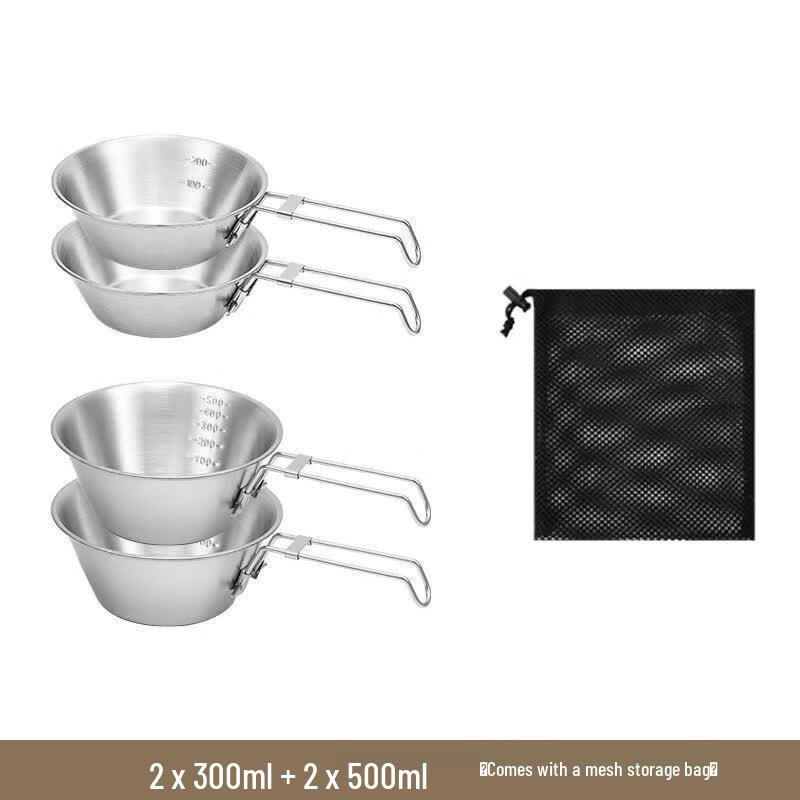 Qiwei Outdoor Foldable Tableware & Bowl Set