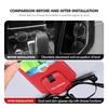 AANO1 Car Multifunction Leather Sunglasses Holder Portable Ticket Card Clip For KIA Venga Sedona Forte Stonic Picanto Sorento Stinger