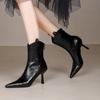 Fashion Sexy Pointed Toe High Heels Ankle Boots Women Dress Party New Shoes Winter 2025 Brand Chelsea Boots Luxury Woman Pumps Botas