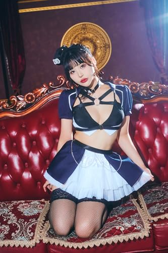 Clearstone Royal Nudie Cosplay Halloween Premium Police Costume, Women's, Navy