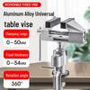 Universal Aluminum Alloy Mini Bench Vise - Multifunctional, Flat-Jawed Vise for Household Workbench