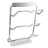 Haushaltswaren Hängender Topfdeckelhalter 3 Etagen Aluminiumlegierung Schrank Topfdeckelhalter Organizer für Teller Backbleche