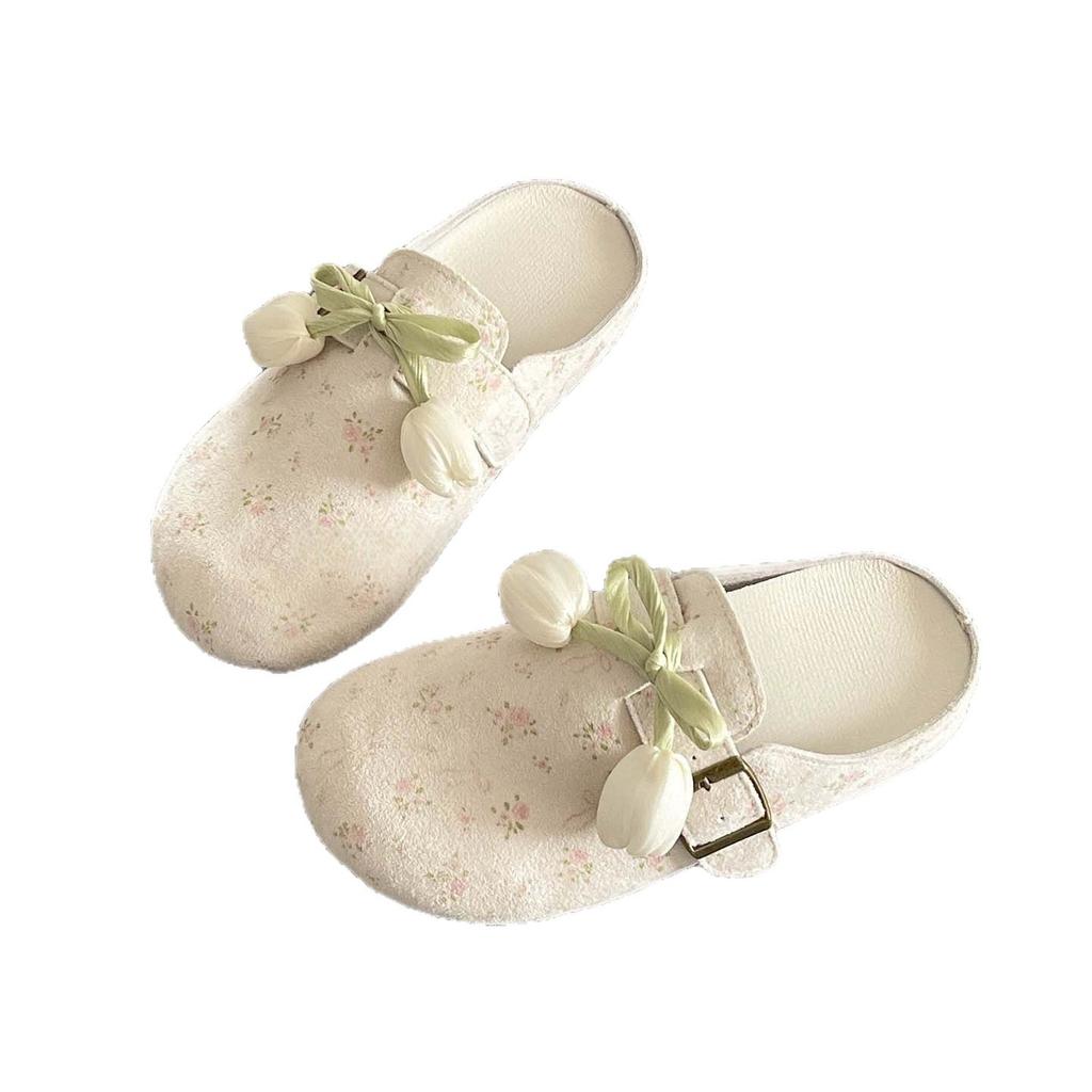 Birkenstocks väska huvud halvtofflor bär nya sommar superheta sandaler lata enkelsskor