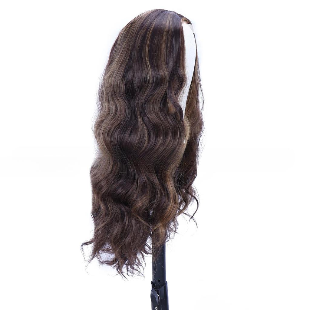 Women's Mid Cut Dyed Long Curly Hair