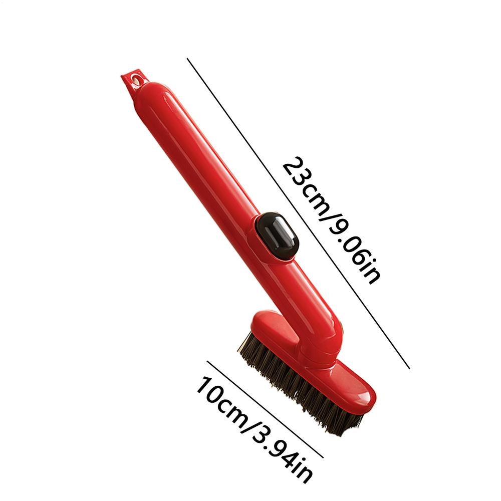 

Liquid Storage Gap Cleaning Brush 360 Degree Rotating Tight Spaces Scrubber Crevice Cleaning Tool With Detergent Dispenser червоний