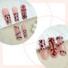 ins European and American hand-worn nail pads Long fake nails Nail patches Nail art products press on nails