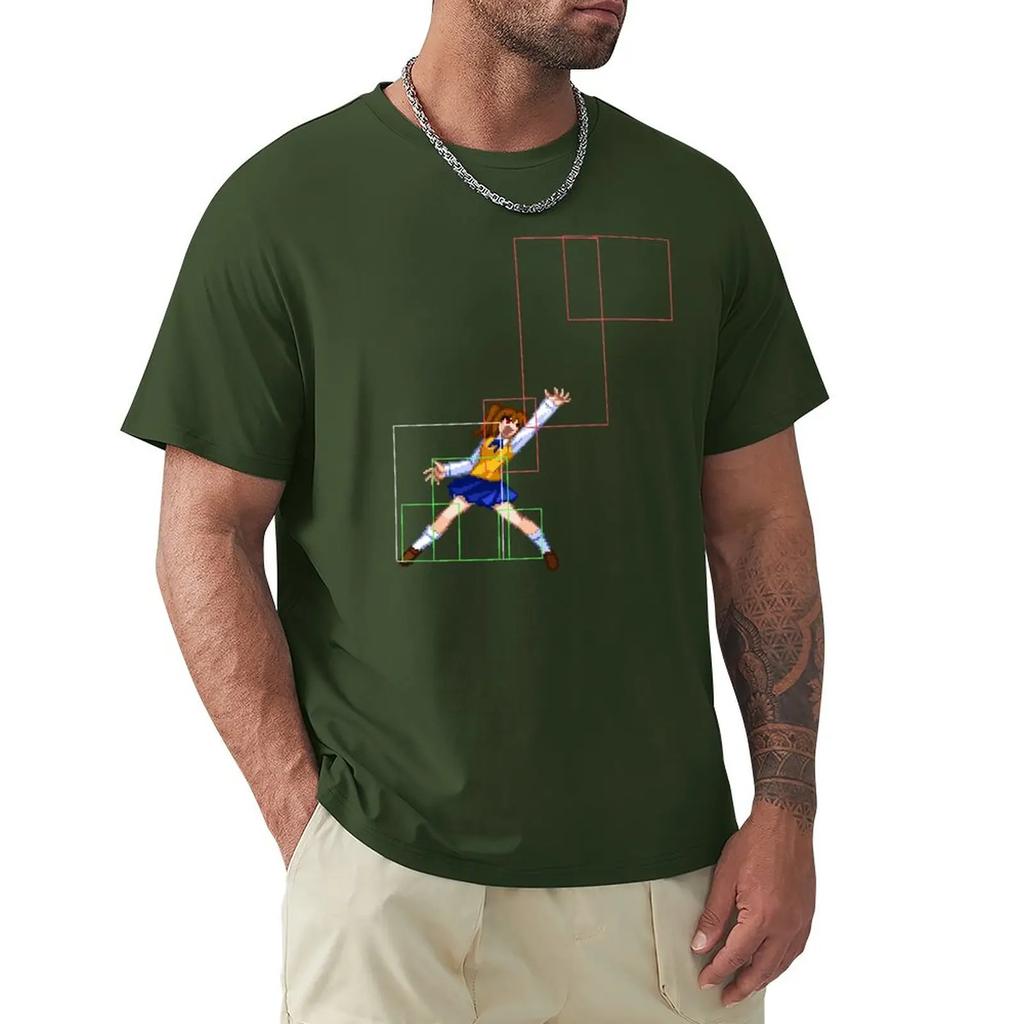 Melty Blood Actress Again Código Atual Satsuki 623C Camiseta para um menino anime masculina camisetas altas