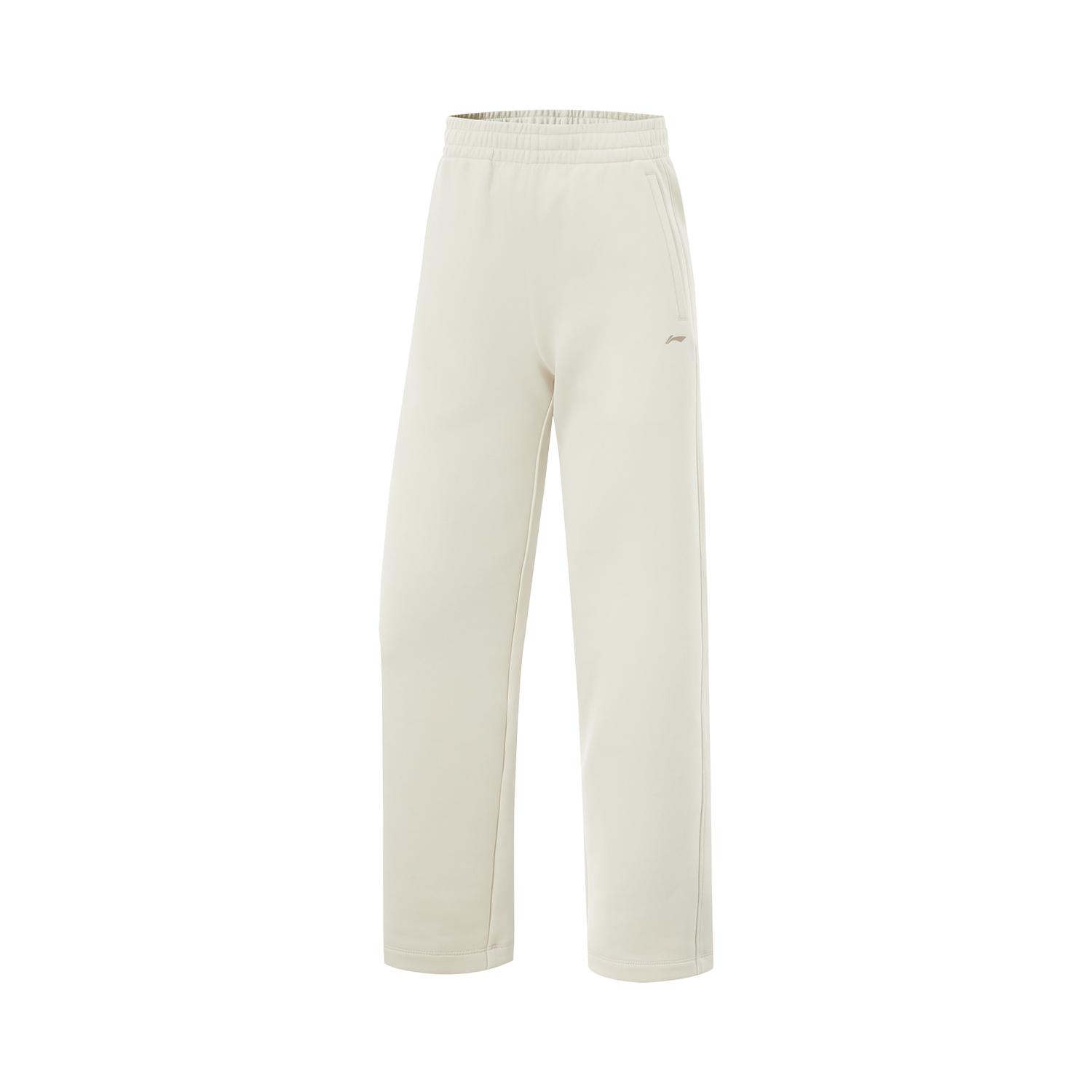 

Li-Ning Comfortable Straight Leg Versatile Knitted Sports Pants Women bottoms Silver-Birch-Gray AKLV042-3 XXL