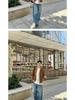 Unisex Retro Faux Suede Harrington Jacket for Fall/Winter - Casual, Versatile Design