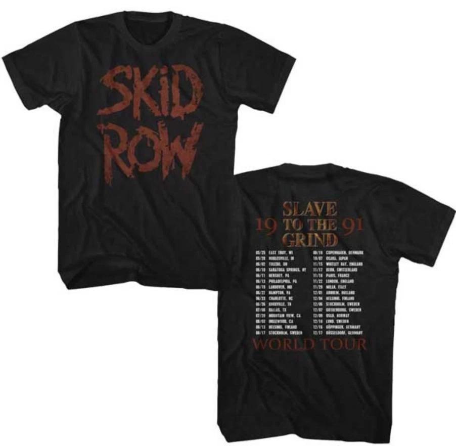 Skid Row Slave to the Grind World Tour 1991 Unisex Concert T- Shirt 2XL