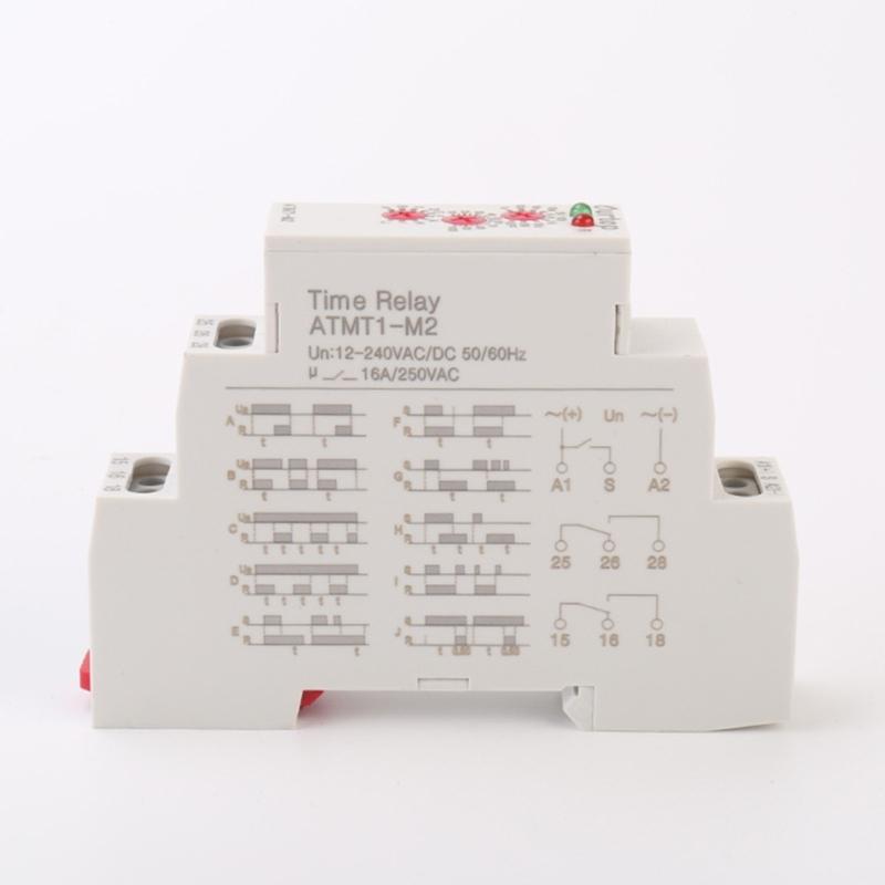 Practical Efficient Time Management Relaying Convenient for Industrial Equipment with Wide Ranges Delay Setting