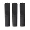 3pcs Plastic Alto Saxophone Mouthpiece Reeds 2.5 Parts Repair Reed Accessory Black