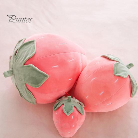 Pernă de pluș cu căpșuni pentru copii Jucărie super moale umplută cu fructe Pernă drăguță scaun lavabilă Cadou de Crăciun pentru copii Profesori Prieteni