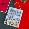 School Opening Activity Favors 6PCS Christmas Stationery Set, Include Pencils Ruler Sharpener Eraser Pencil Case Practical Student Learning Tools And