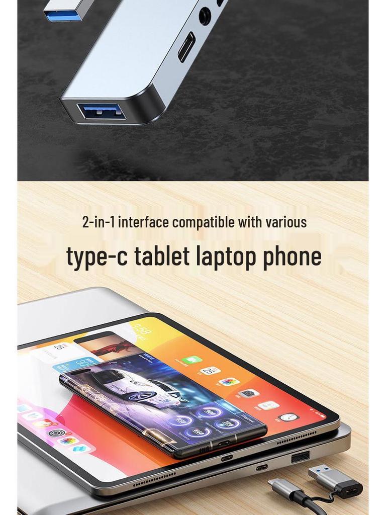 8-in-1 Dual-Use USB 3.0 Hub mit SD+TF-Kartenleser