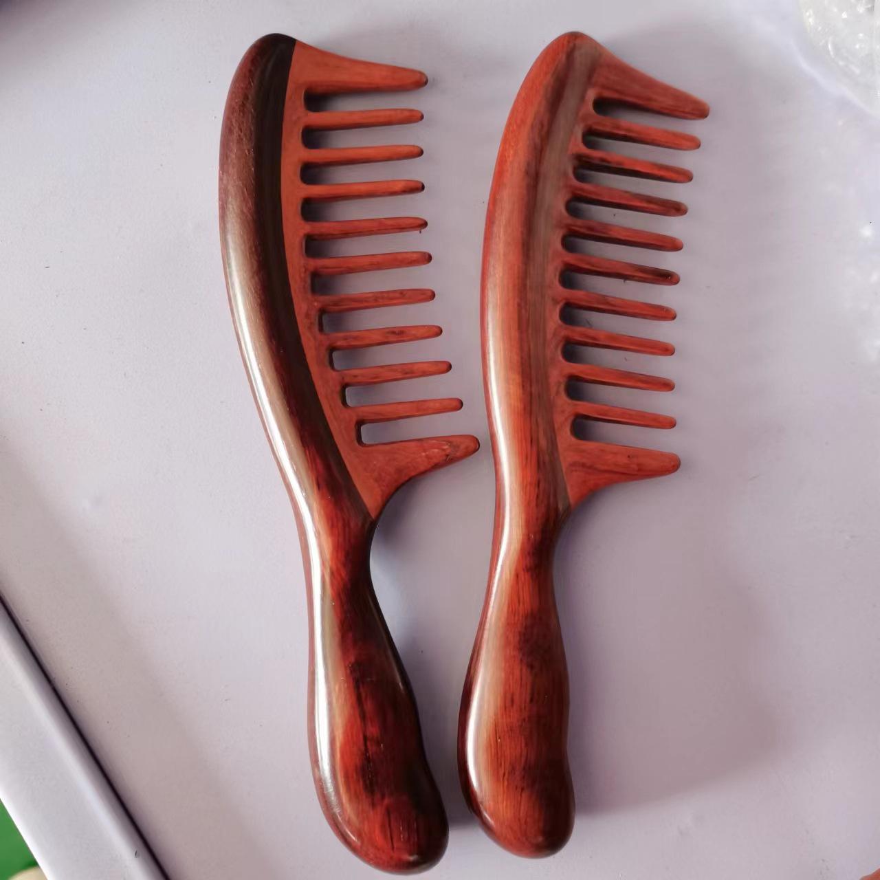 Палисандр Широкозубая Сандаловое Дерево Массажная Расческа Меридианная Расческа из Массива Дерева