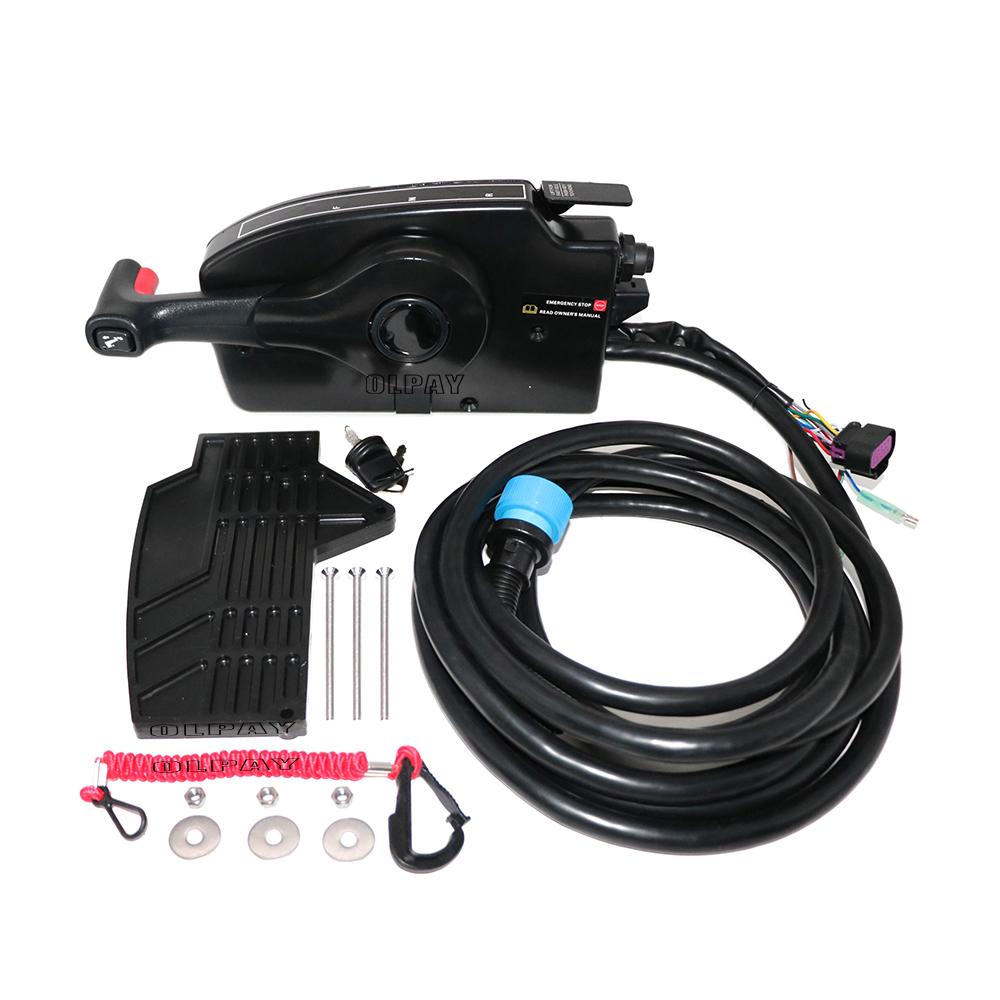 

881170A13 Блок дистанционного управления с боковым креплением и 14-контактным кабелем 15FT для подвесного двигателя Mercury China чёрный