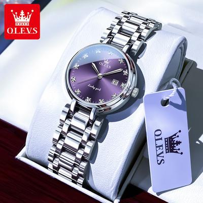 Women's Watches Fashion Light Luxury Original Wristwatch Waterproof Luminous Quartz Ladies Chronograph Date Watches
